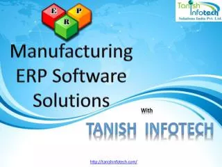 Manufacturing ERP software solution