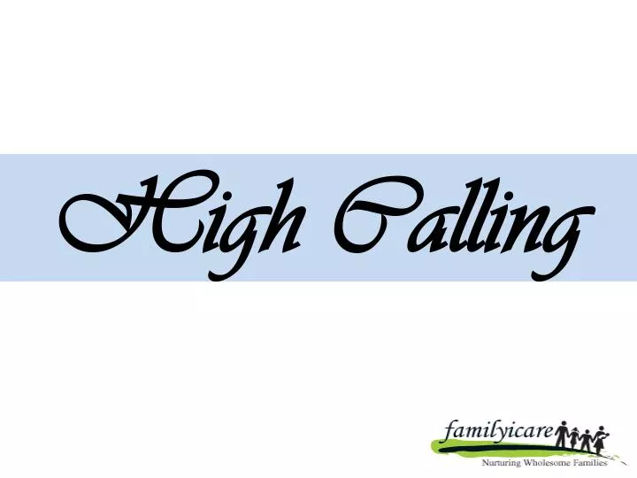 high calling