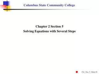 columbus state community college