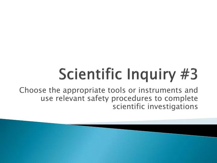 scientific inquiry 3
