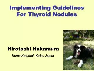 Implementing Guidelines For Thyroid Nodules