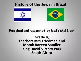 history of the jews in brazil