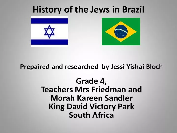 history of the jews in brazil
