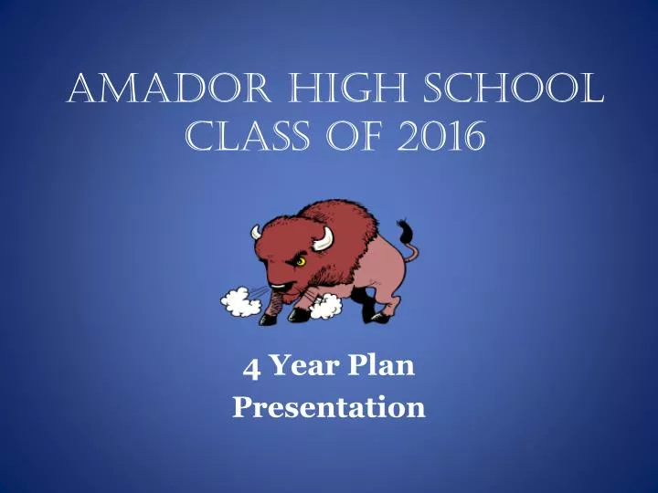 amador high school class of 2016