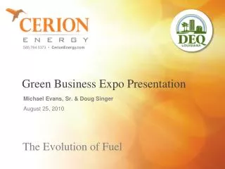 Green Business Expo Presentation