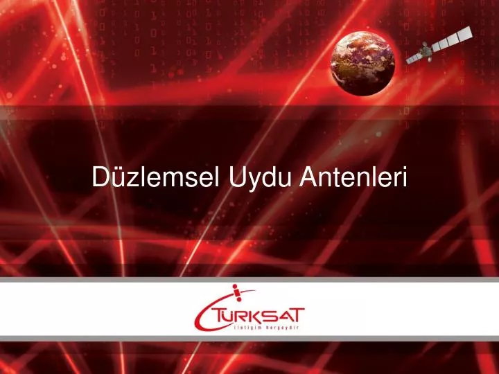 d zlemsel uydu antenleri