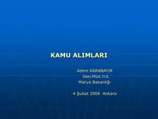 kamu alimlari