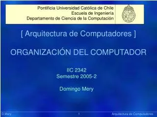 arquitectura de computadores organizaci n del computador