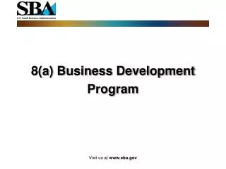 8(a) Business Development Program