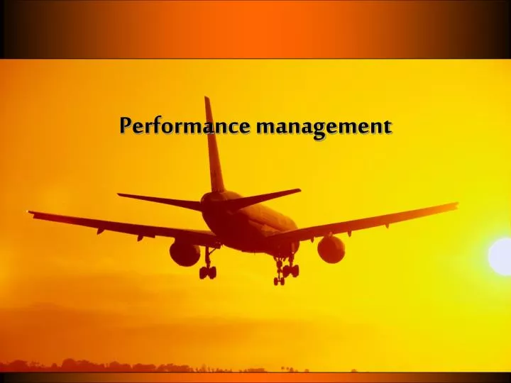 performance management