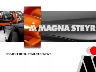 projekt behaltemanagement