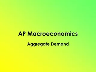 AP Macroeconomics