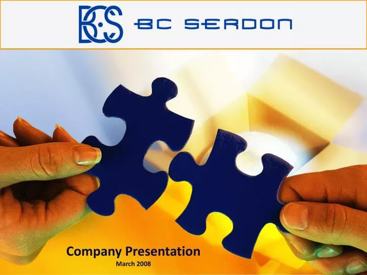 company presentation march 2008