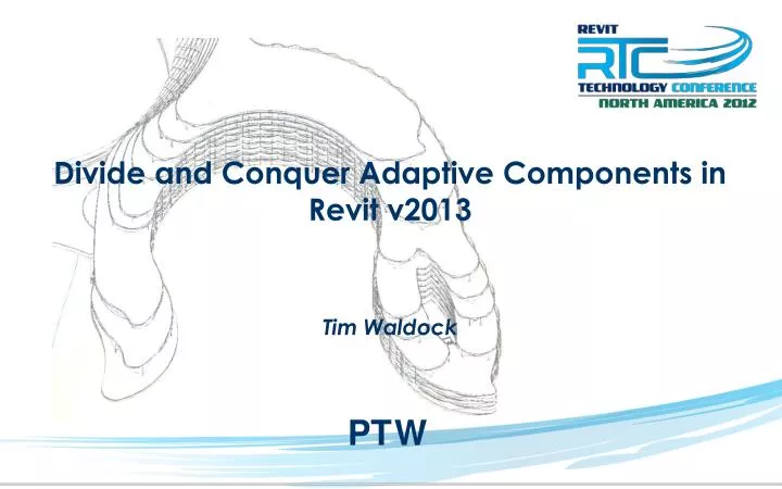 divide and conquer adaptive components in revit v2013