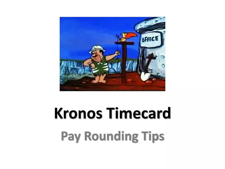kronos timecard