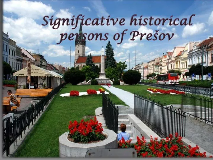 significative historical persons of pre ov