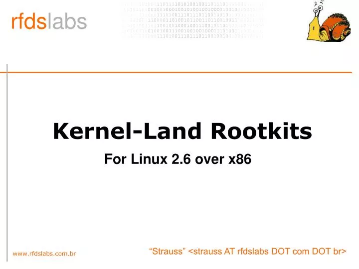 kernel land rootkits