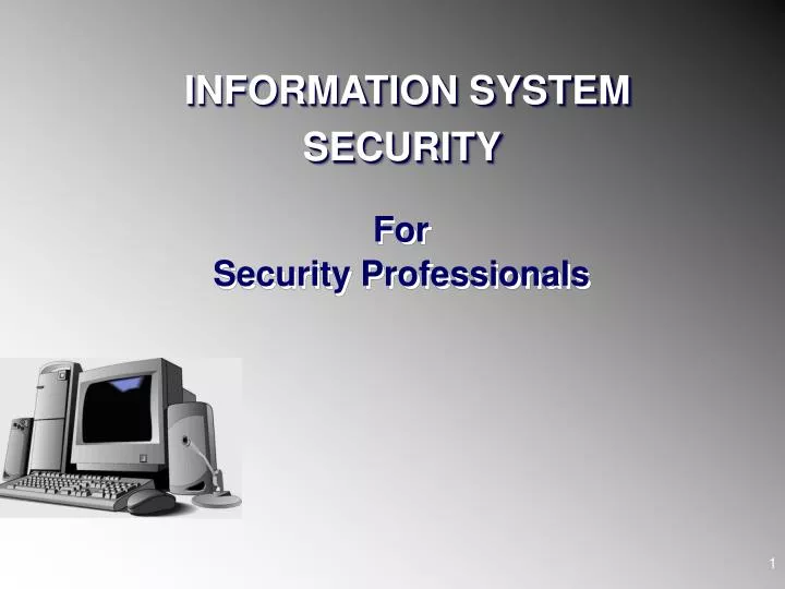 for security professionals