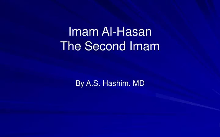 imam al hasan the second imam