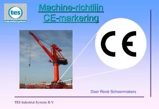 machine richtlijn ce markering