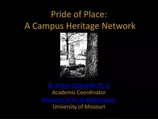 Pride of Place: A Campus Heritage Network