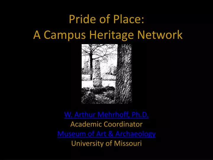pride of place a campus heritage network