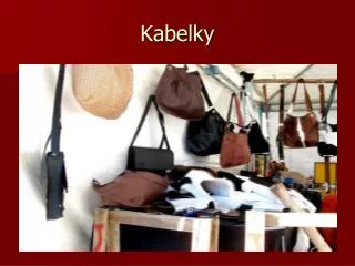 kabelky