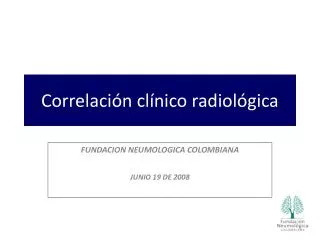 correlaci n cl nico radiol gica