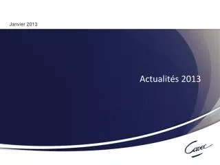 actualit s 2013