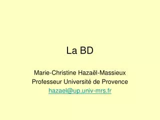 la bd