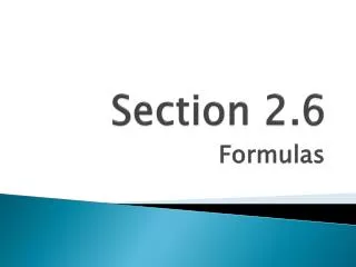 Section 2.6