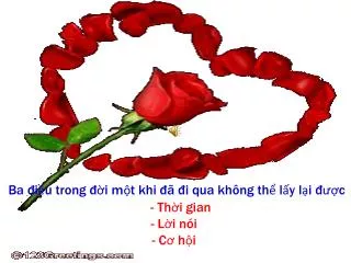 ba i u trong i m t khi i qua kh ng th l y l i c th i gian l i n i c h i