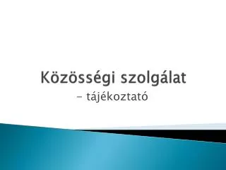 k z ss gi szolg lat