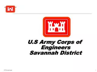 U.S Army Corps of Engineers Savannah District