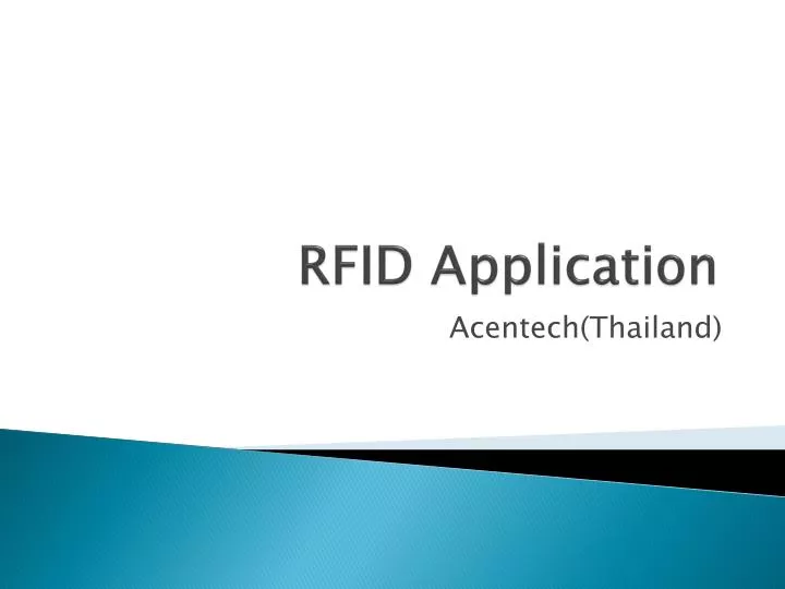 rfid application