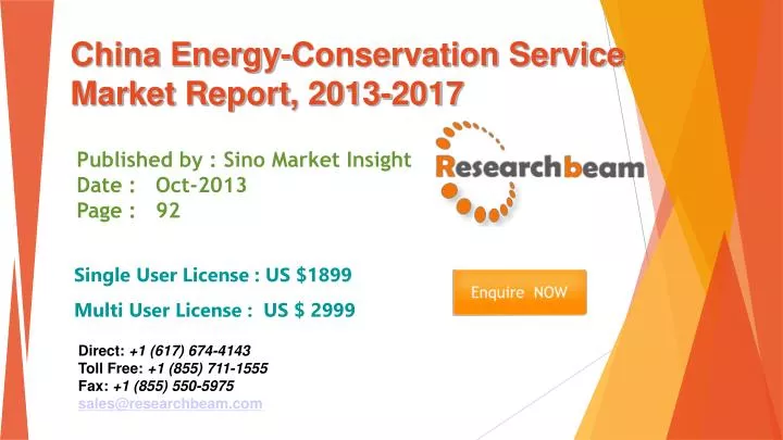 china energy conservation service market report 2013 2017