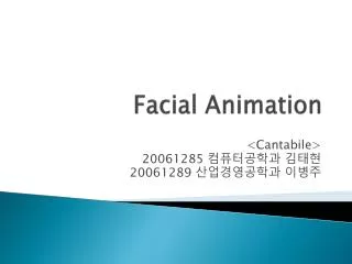 facial animation