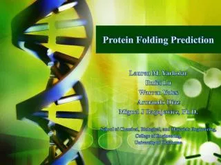 Protein Folding Prediction