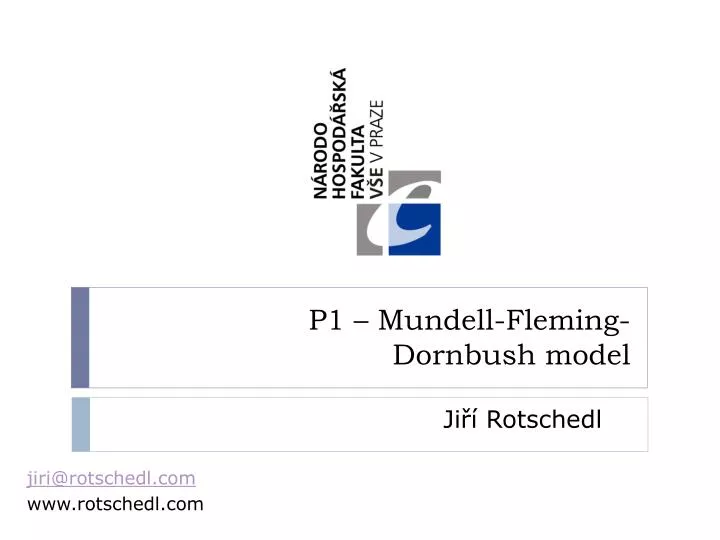 p1 mundell fleming dornbush model