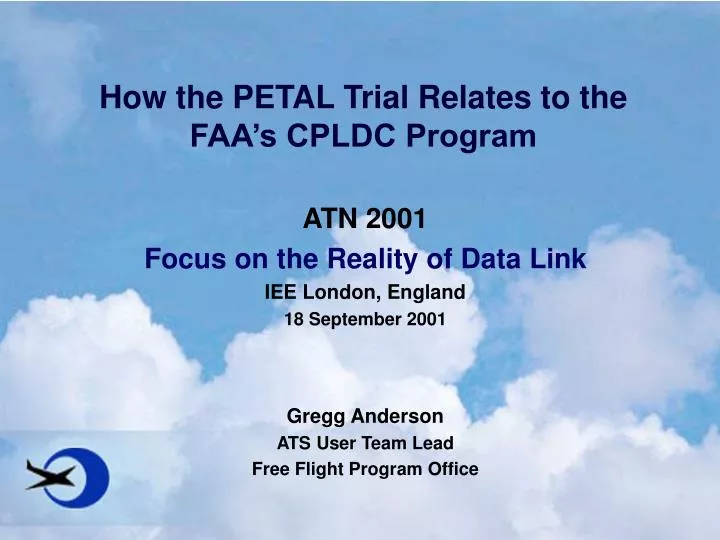 how the petal trial relates to the faa s cpldc program