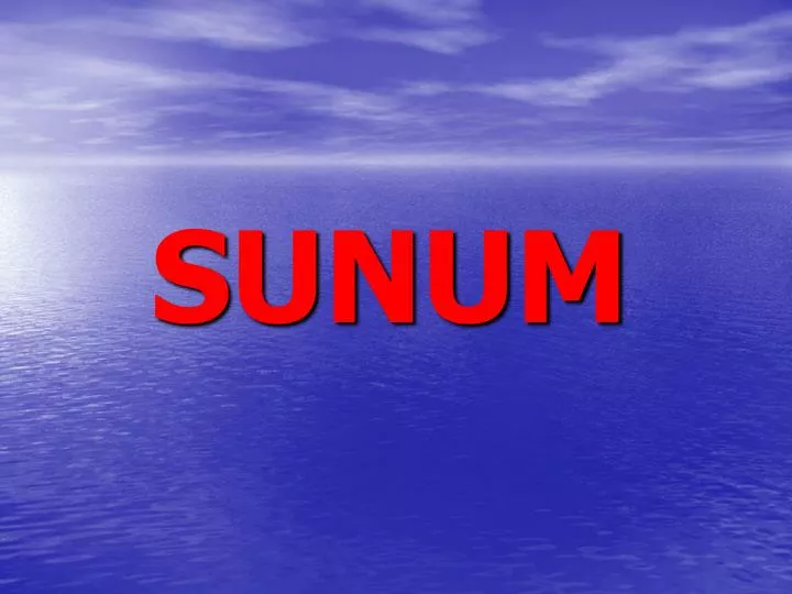 sunum