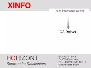 The IT Information System