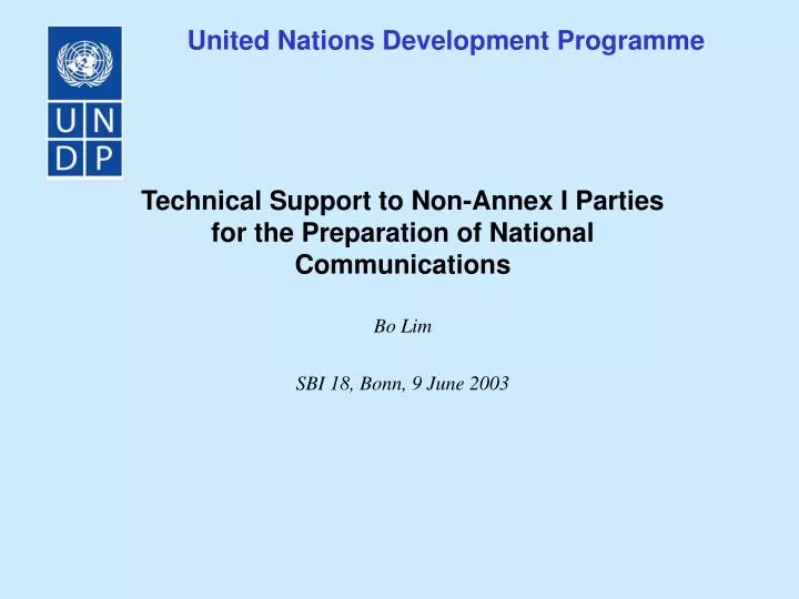 united nations development programme