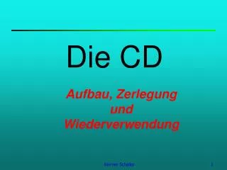 die cd
