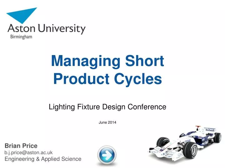 managing short product cycles