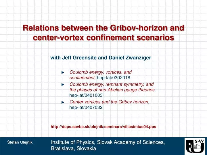 relations between the gribov horizon and center vortex confinement scenarios