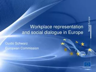 Workplace representation and social dialogue in Europe