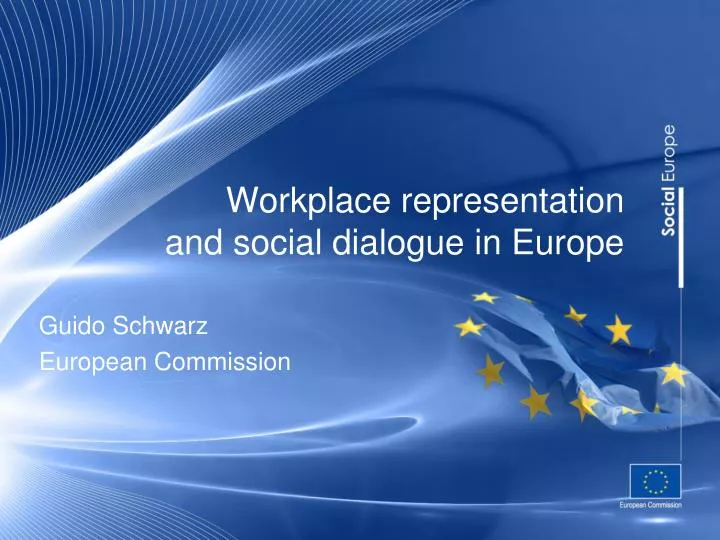 workplace representation and social dialogue in europe
