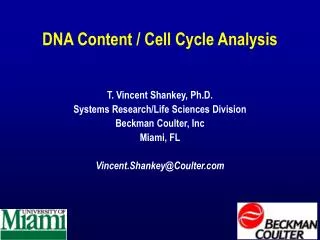 DNA Content / Cell Cycle Analysis