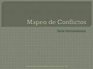 mapeo de conflictos